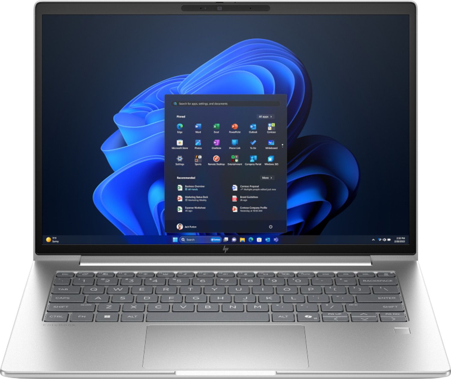 HP EliteBook 6 G1i AI Intel Core Ultra 7 255U Laptop 35.6 cm (14") WUXGA 32 GB DDR5-SDRAM 1 TB SSD Wi-Fi 7 (802.11be) Windows 11 Pro AI PC Silver