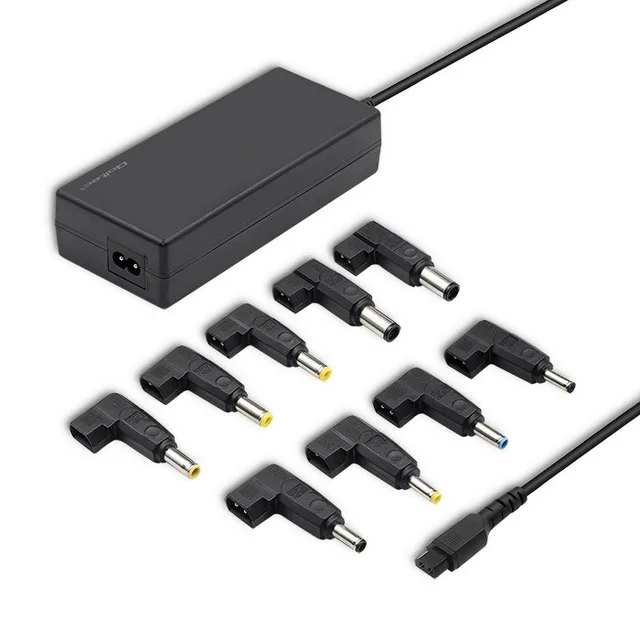 Qoltec 50012 Automatic Universal Power Adapter 90W 9 Plugins Power Cable
