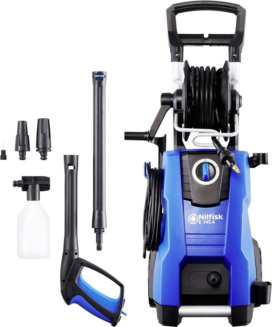 Nilfisk E 145.4-9 X-TRA EU Pressure Washer Upright 500 L/H 2100 W Blue Black