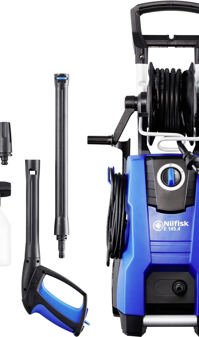 Nilfisk E 145.4-9 X-TRA EU Pressure Washer Upright 500 L/H 2100 W Blue Black