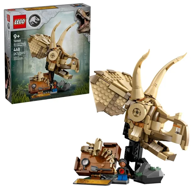 LEGO 76969 Jurassic World Dinosaurier-Fossilien: Triceratops