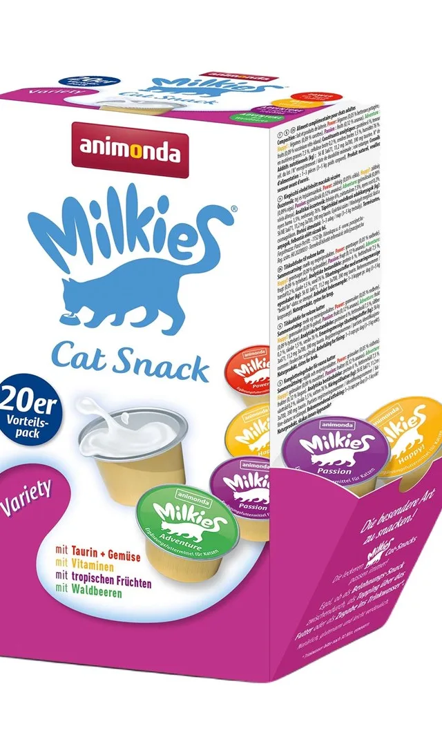 ANIMONDA Milkies Variety - Cat Treats - 20 X 15g