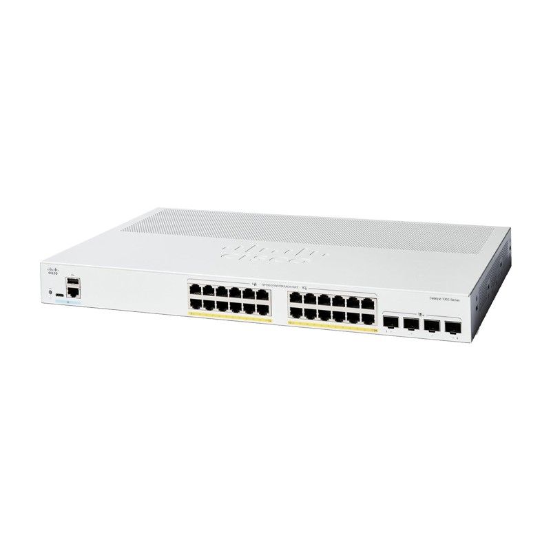 Cisco Catalyst C1300X-24P-4X network switch Managed L3 10G Ethernet (100/1000/10000) Power over Ethernet (PoE) Grey