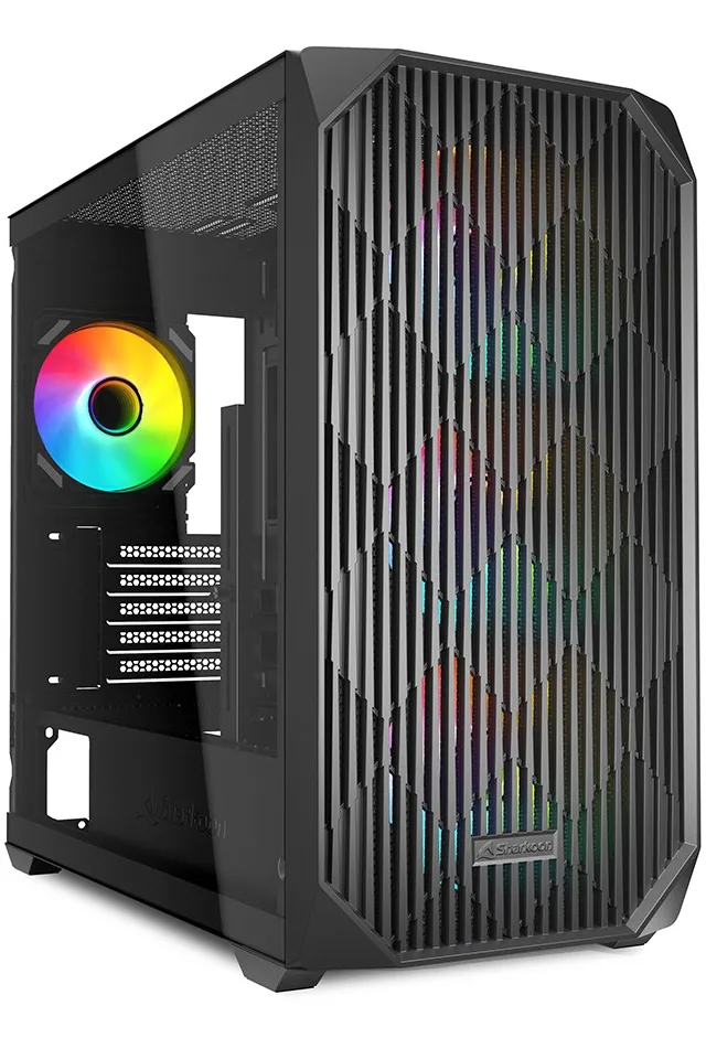 Sharkoon MK3 RGB Micro Tower Black