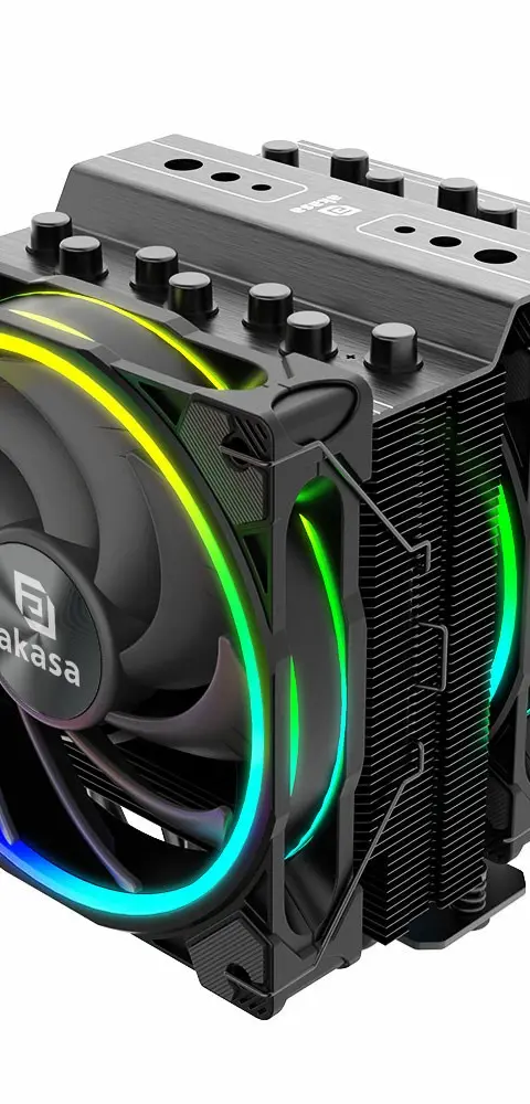Akasa SOHO H7 Processor Air cooler 12 cm Black 1 pc(s)