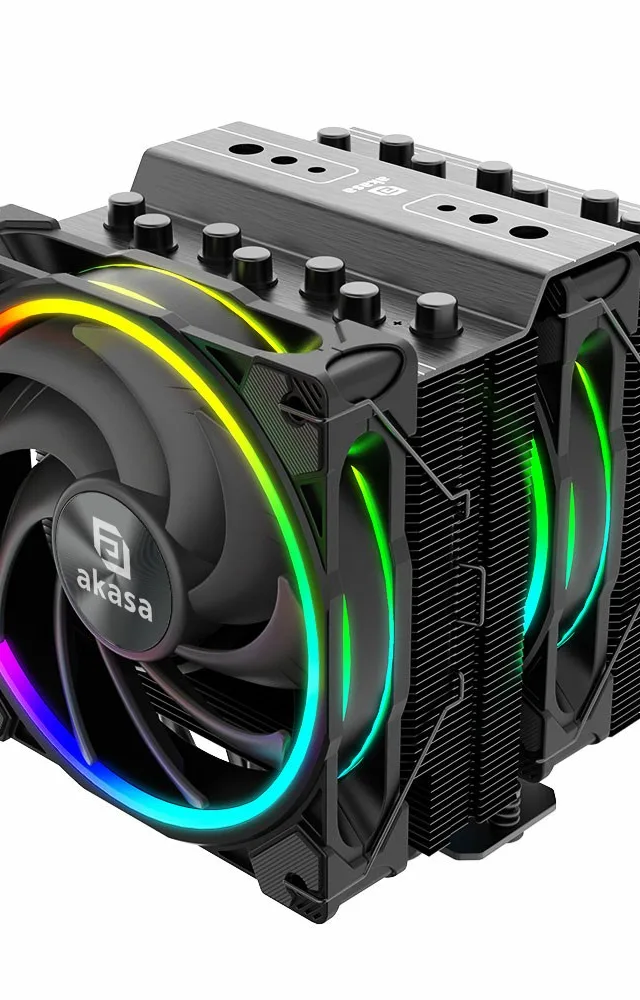 Akasa SOHO H7 Processor Air cooler 12 cm Black 1 pc(s)