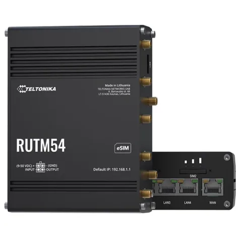 Teltonika RUTM54 - Wireless Router - WWAN 4-Port Switch