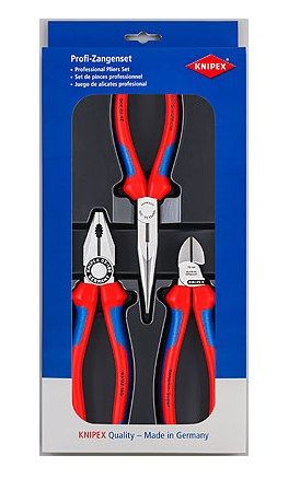 KNIPEX PLIERS SET 3pcs FOR SERVICE WORK