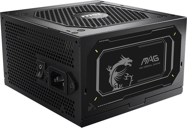 MSI MAG A750GL PCIE5 II power supply unit 750 W 20+4 pin ATX ATX Black