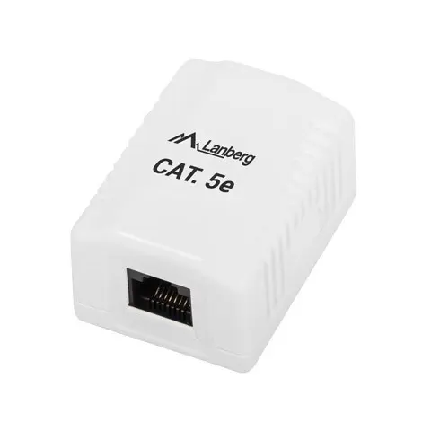 Lanberg OS5-0001-W network junction box Cat5e White
