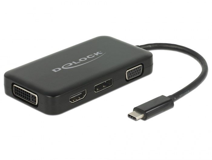 DeLOCK - Externer Videoadapter - Black