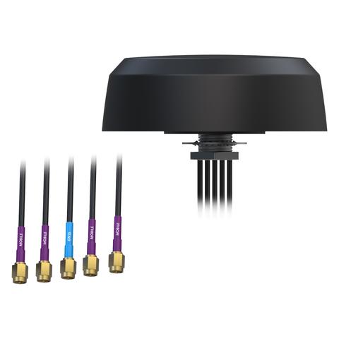 5G/LTE/Wi-Fi/GNSS Mobile Antenna, 5x SMA
