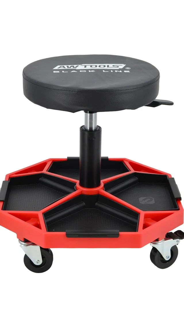 AW ADJUSTABLE WORKSHOP SEAT WITH BLACK LINE DIVIDERS