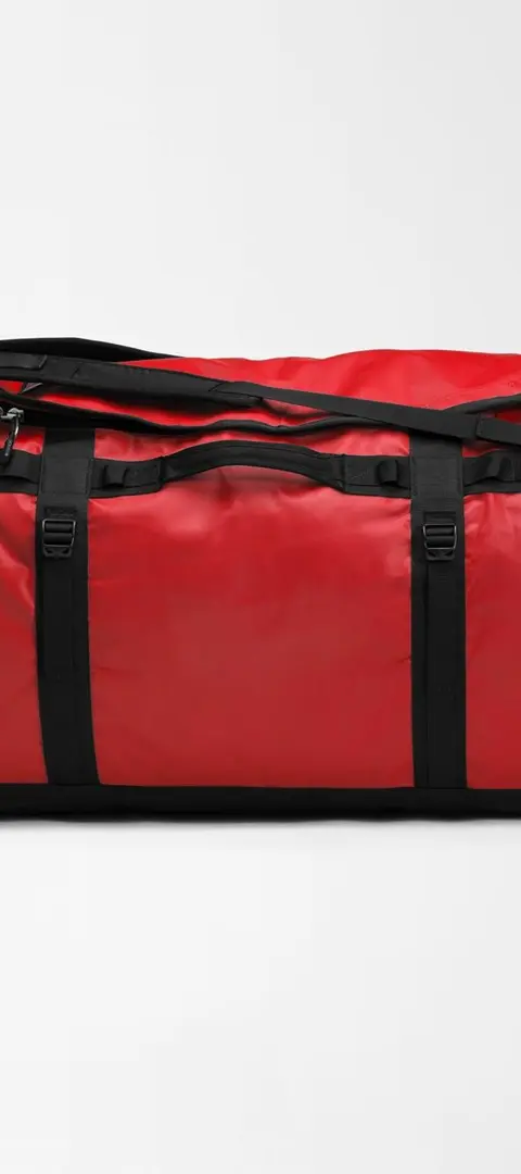 The North Face Base Camp Duffel Bag 150 L Nylon Polyester Black Red