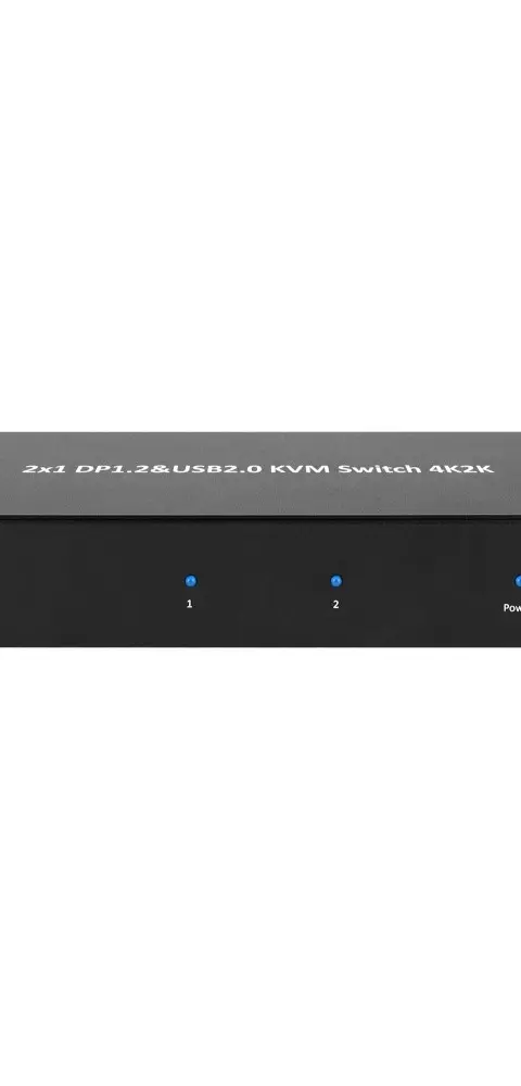 Techly IDATA DP-KVM2 KVM switch Black