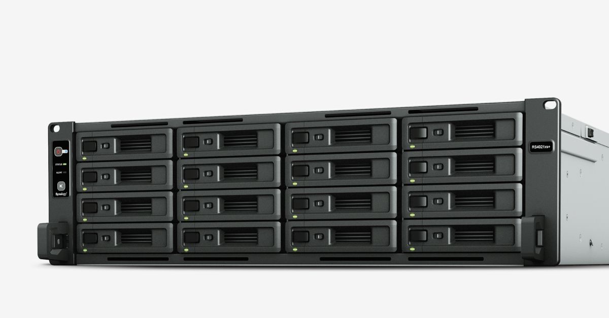 Synology RackStation RS4021XS+ NAS/storage server Rack (3U) Intel® Xeon® D-1541 16 GB DDR4 Black