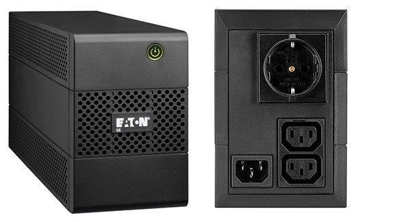 Eaton 5E 650I DIN uninterruptible power supply (UPS) Line-Interactive 0.65 kVA 360 W 3 AC outlet(s)