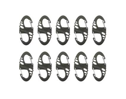 Mil-Tec S-Hook Snap Hook Set - Green