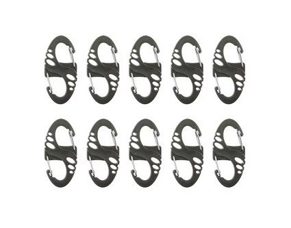 Mil-Tec S-Hook Snap Hook Set - Green