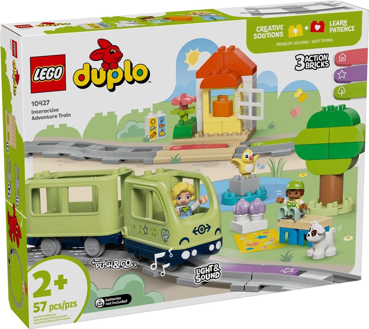 LEGO 10427 DUPLO Town Interaktive Abenteuer-Eisenbahn