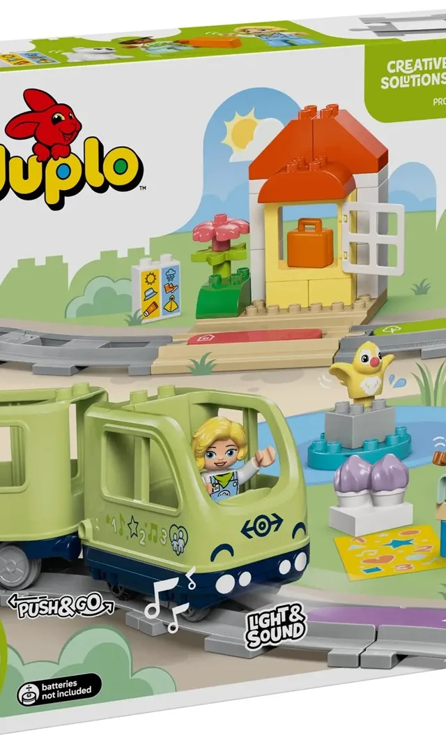 LEGO 10427 DUPLO Town Interaktive Abenteuer-Eisenbahn