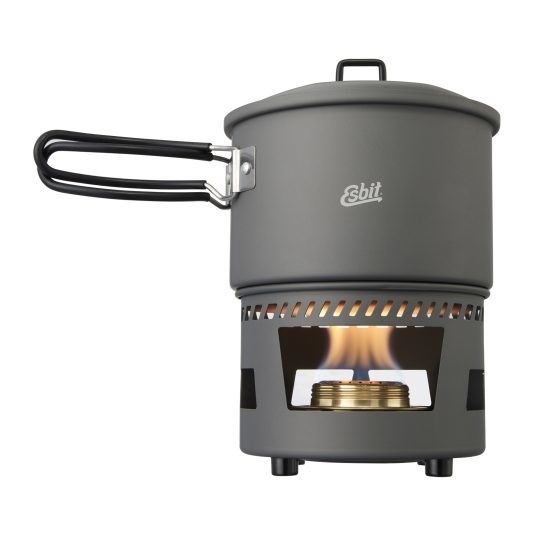 Esbit Cookset W/ Alcohol Burner 1500 Ml