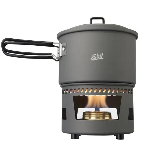 Esbit Cookset W/ Alcohol Burner 1500 Ml