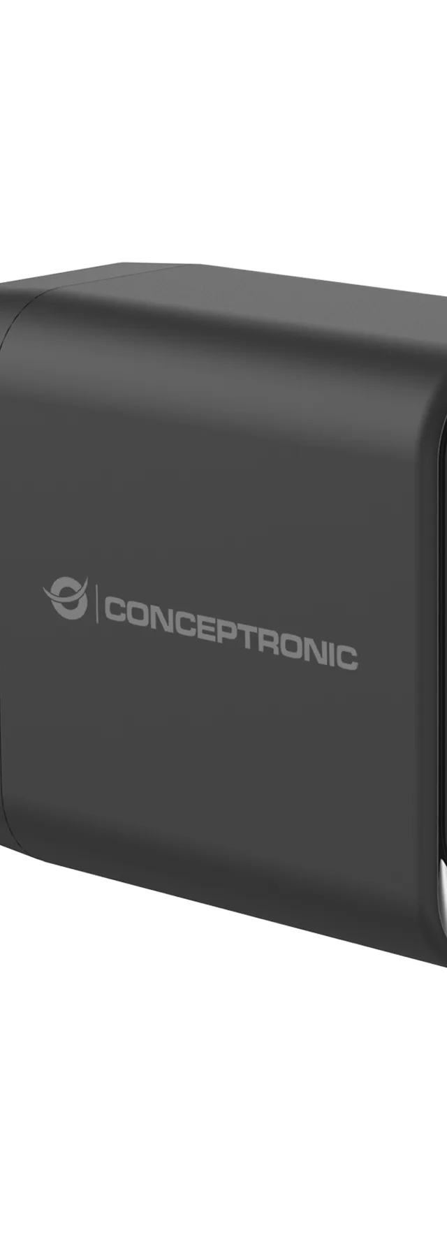 Conceptronic ALTHEA20B45 2-Port 45W GaN USB PD Charger, USB-C x 1, USB-A x 1, QC 3.0, PPS, PD 3.0