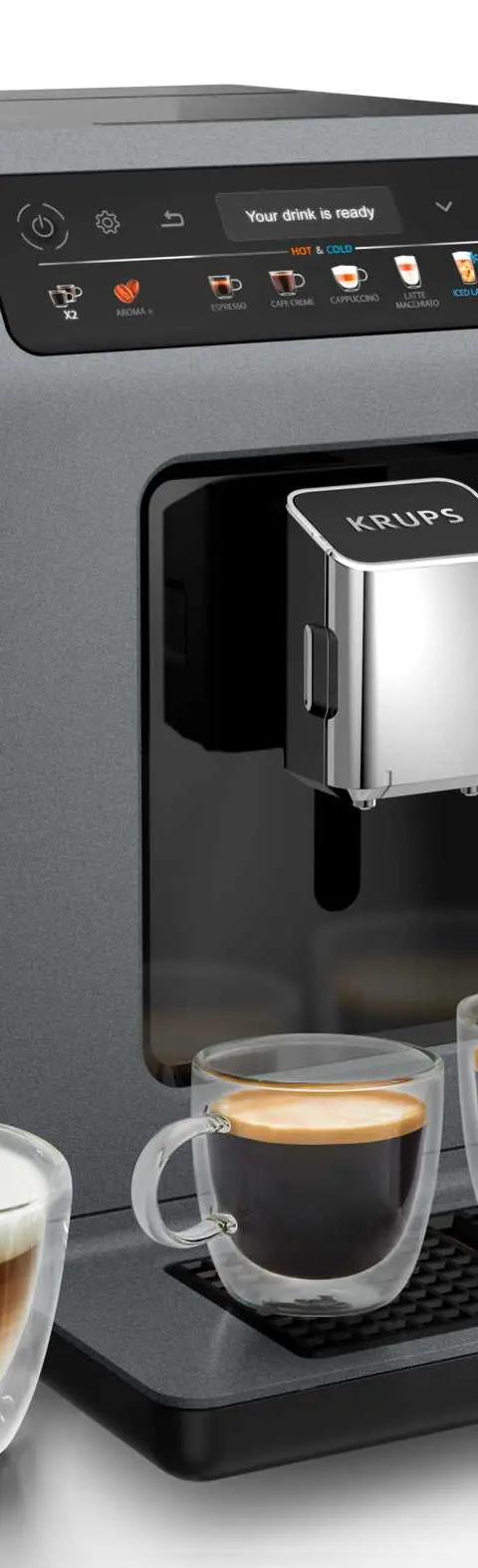 Krups Evidence Hot & Cold EA898GF0 coffee maker Fully-auto Espresso machine 2.5 L