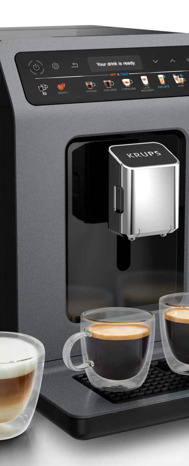Krups Evidence Hot & Cold EA898GF0 coffee maker Fully-auto Espresso machine 2.5 L