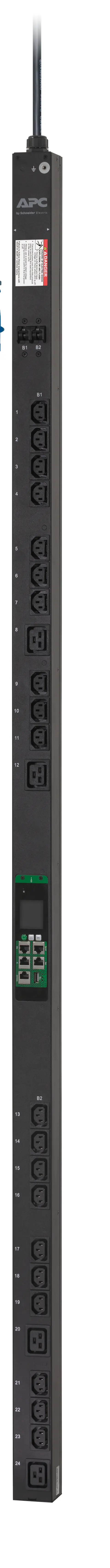 APC EasyPDU power distribution unit (PDU) 24 AC outlet(s) 0U Black