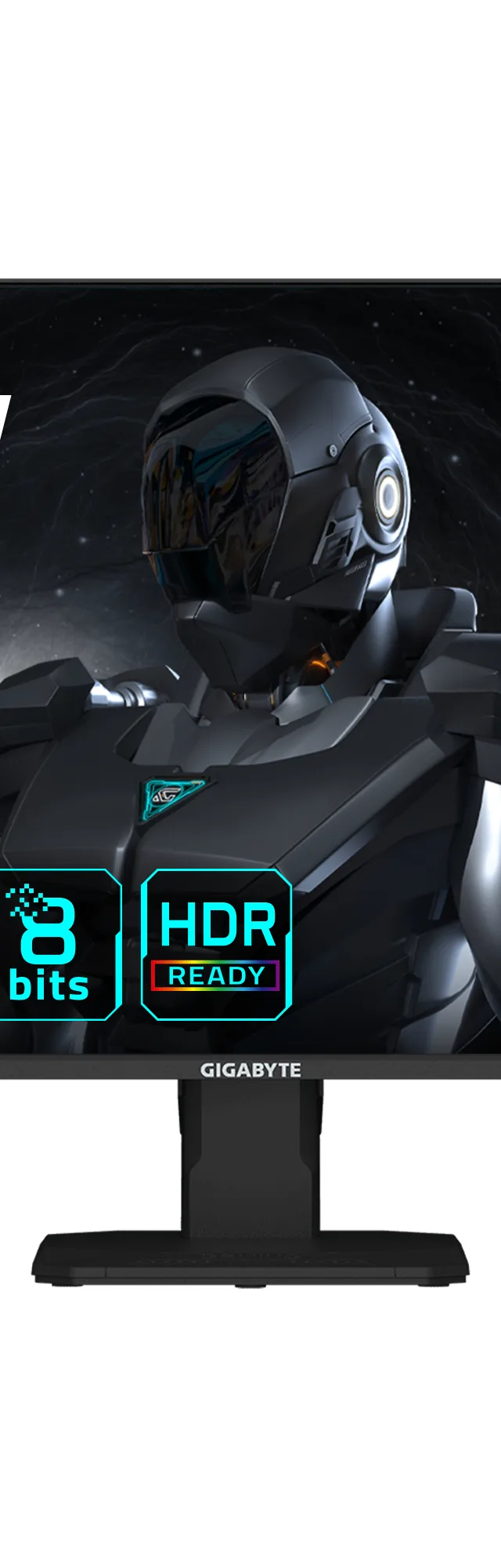 GIGABYTE GS25F14 25” FHD Gaming Monitor - 1920 x 1080, 144Hz, 1ms, 300 cd/m², Display HDR 10, HDMI 2.0, Displayport 1.2