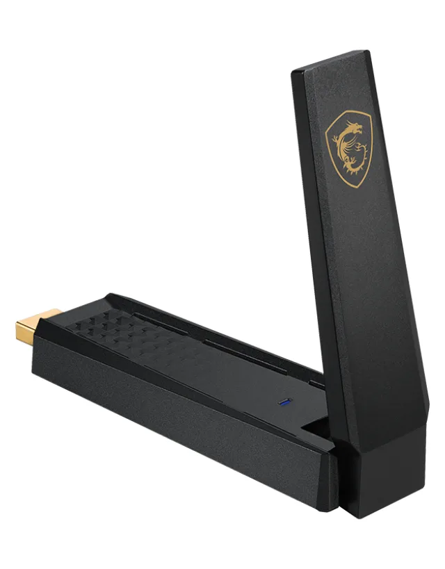 MSI AXE5400 network card WLAN 2402 Mbit/s