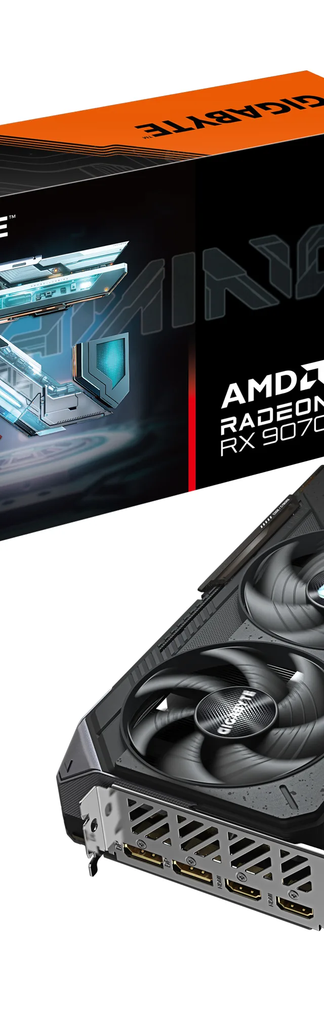 GIGABYTE Radeon RX 9070 GRE GAMING OC 12G Graphics Card - 12GB GDDR6, 192bit, PCI-E 5.0, 2920 MHz Core Clock, 2 x DisplayPort, 2 x HDMI, GV-R907GREGAMING OC-12GD
