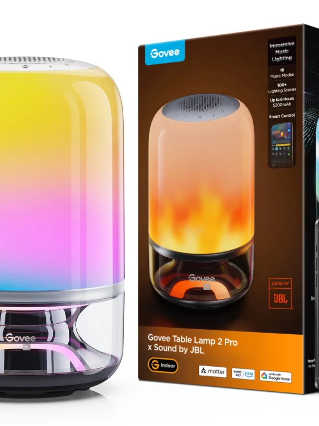 Govee Table Lamp 2 Pro x Sound by JBL Smart table lamp Wi-Fi/Bluetooth