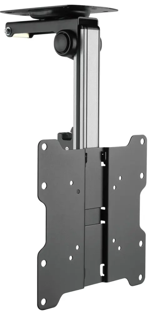 Techly Fold-Up Retractable Ceiling Mount for TV LED/LCD 17"-37" Black