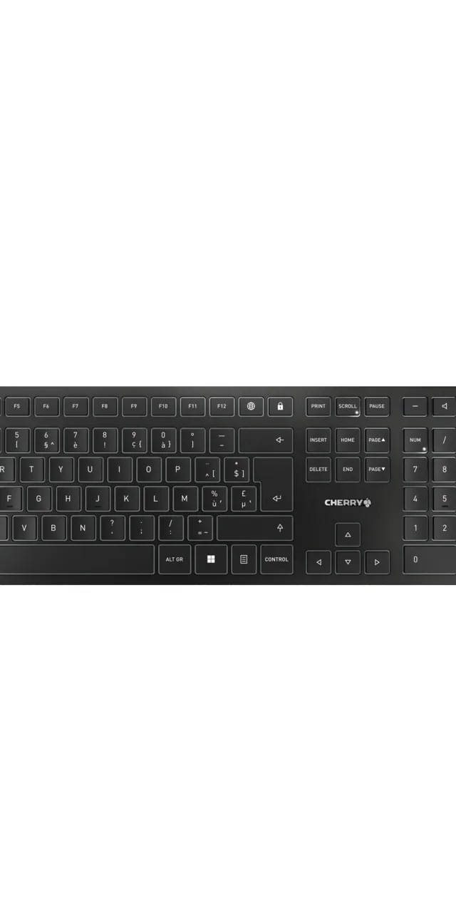 CHERRY KW 9100 SLIM keyboard Universal RF Wireless + Bluetooth Black
