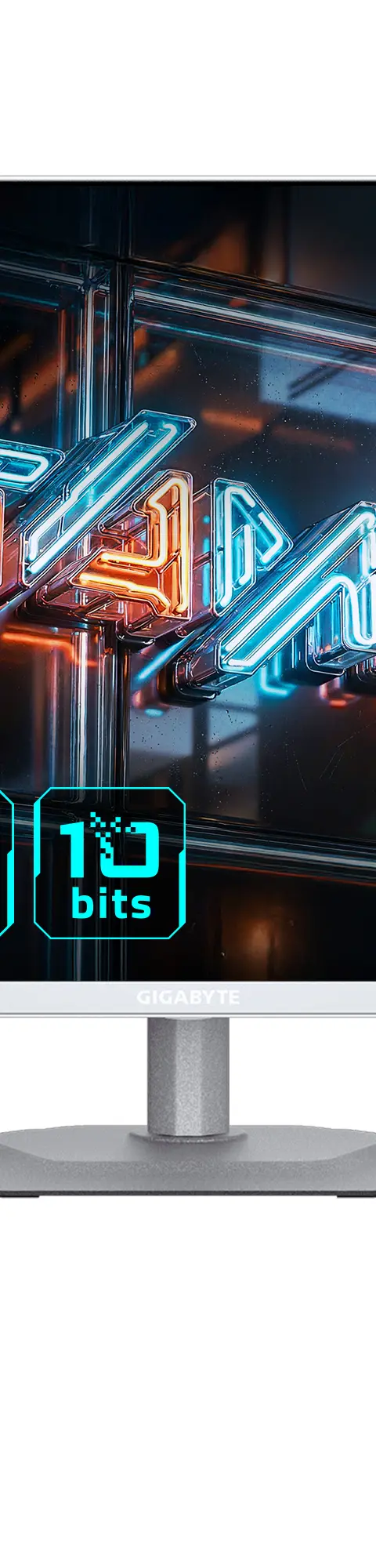 GIGABYTE MO27Q2A ICE 27” OLED 2K QHD Gaming Monitor - 2560 x 1440, 280Hz, 0.03ms, 250 cd/m², FreeSync Premium Pro, DisplayHDR True Black 400, HDMI 2.1, Displayport 1.4