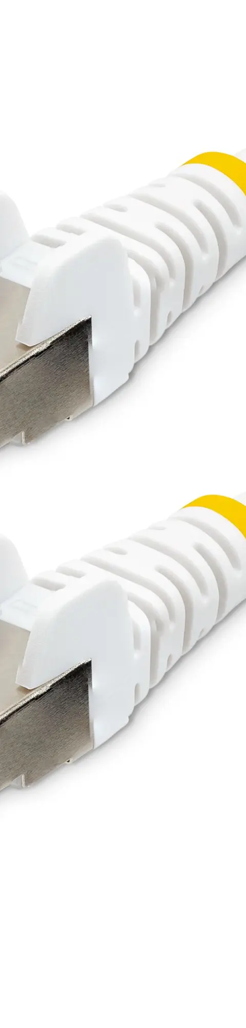 StarTech.com 1.5m CAT6a Ethernet Cable - White - Low Smoke Zero Halogen (LSZH) - 10GbE 500MHz 100W PoE++ Snagless RJ-45 w/Strain Reliefs S/FTP Network Patch Cord