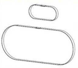 Zebra P1046696-145 printer/scanner spare part/accessory Belt 2 pc(s)