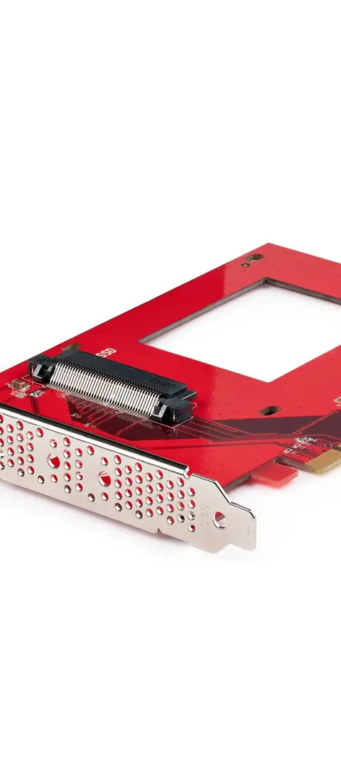 StarTech.com U.3 to PCIe Adapter Card, PCIe 4.0 x4 Adapter For 2.5" U.3 NVMe SSDs, SFF-TA-1001 PCI Express Add-in Card for Desktops/Servers, TAA Compliant - OS Independent