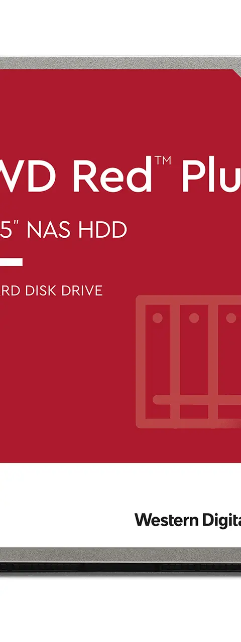 Western Digital Red Plus internal hard drive 8 TB 7200 RPM 3.5" Serial ATA III