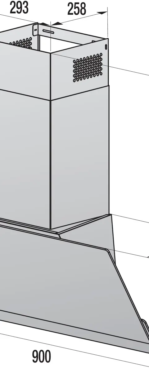 Gorenje WHI949EXBG Wall-mounted Silver, Stainless steel 608 m³/h