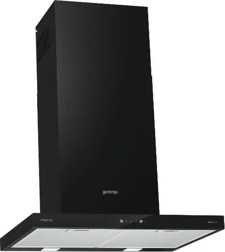 Gorenje WHT6SYB Wall-mounted Black 650 m³/h
