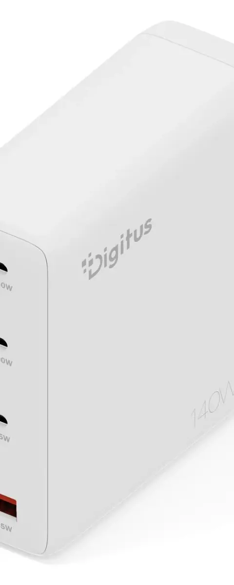 Digitus USB GaN Charger 140W, 3x USB-C, 1x USB-A