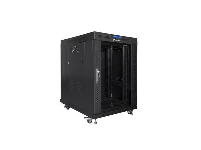 Lanberg FF01-8015-12BL rack cabinet 15U Freestanding rack Black