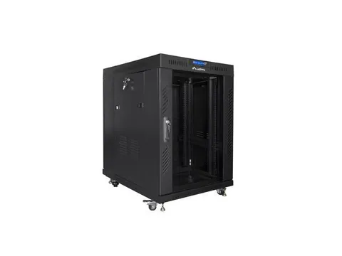 Lanberg FF01-8015-12BL rack cabinet 15U Freestanding rack Black