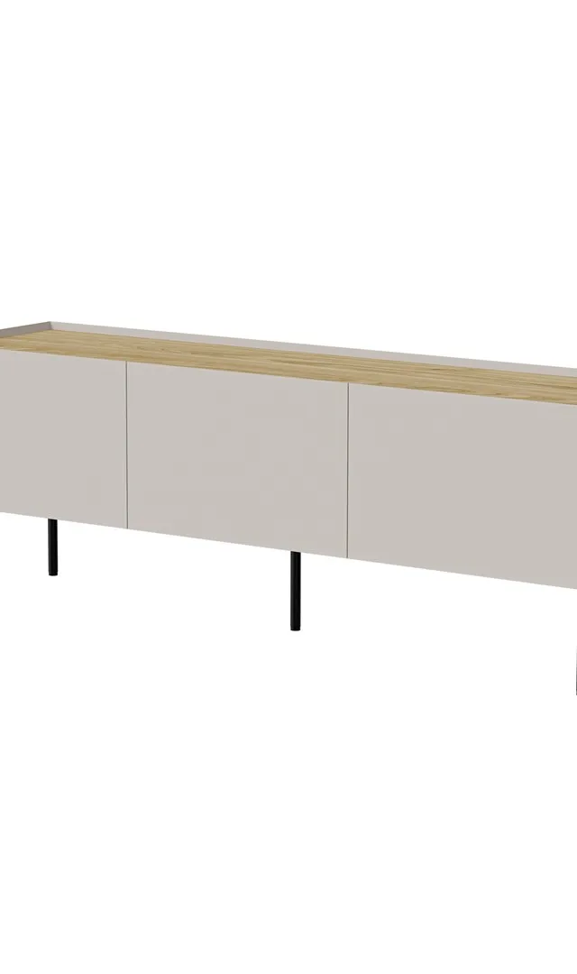 Cama FELLINI TV Cabinet 150x40x52 Cashmere Oiled Oak Top