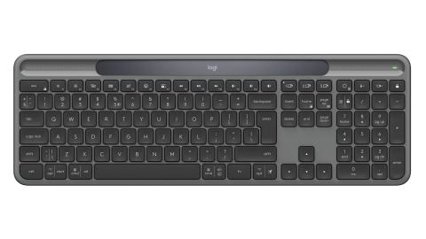Logitech Signature Slim Solar+ K980 keyboard Universal RF Wireless + Bluetooth QWERTY UK International Graphite