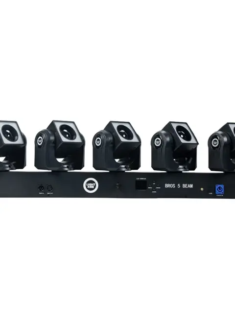 LIGHT4ME BROS 5 BEAM LED Effect 5 Moving Heads